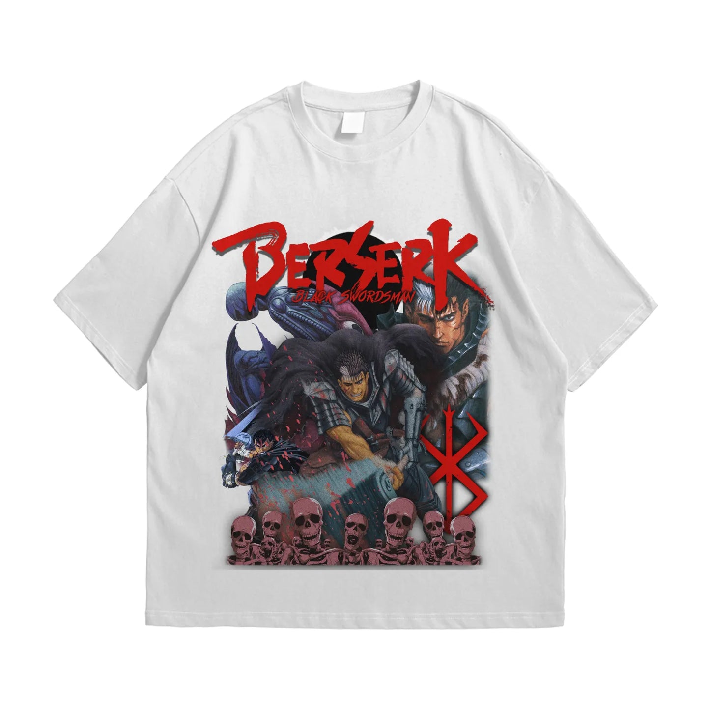 Футболка Berserk | Ґатс — Чорний Мечник