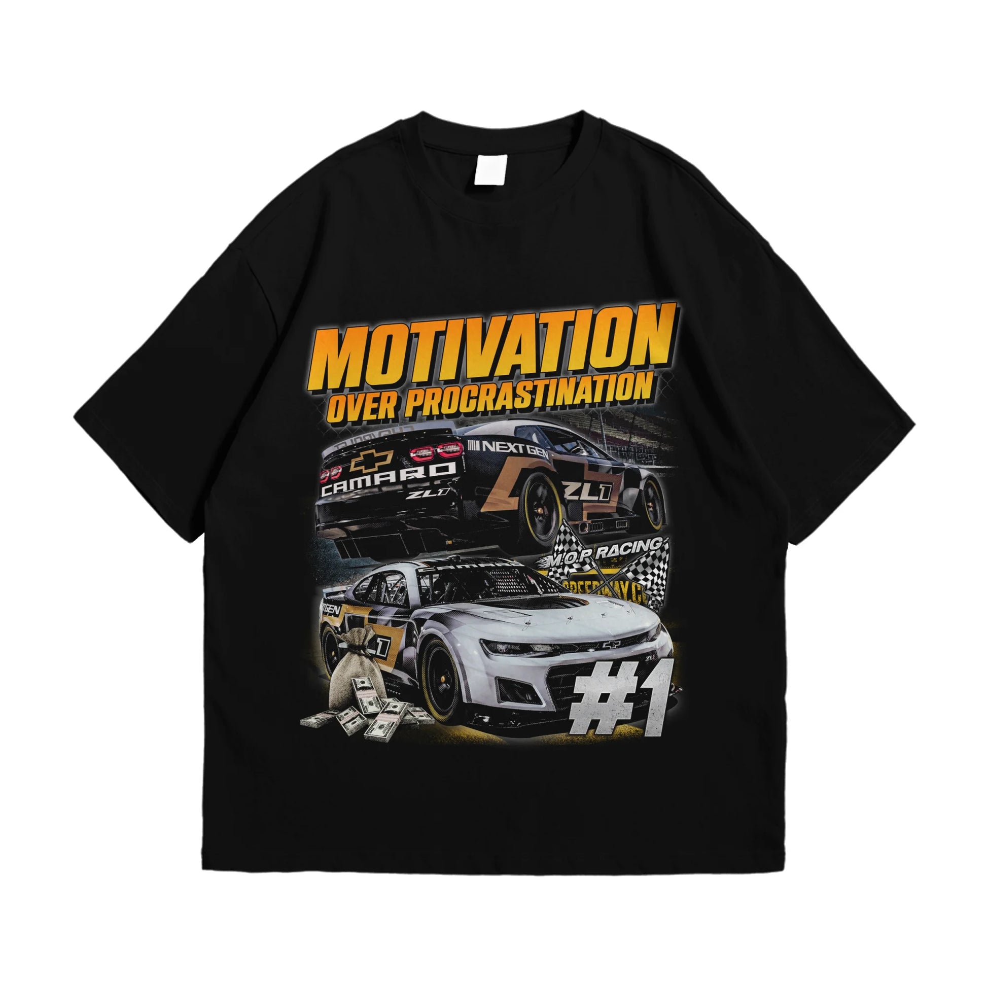 Футболка Chevrolet Camaro - Motivation Over Procrastination