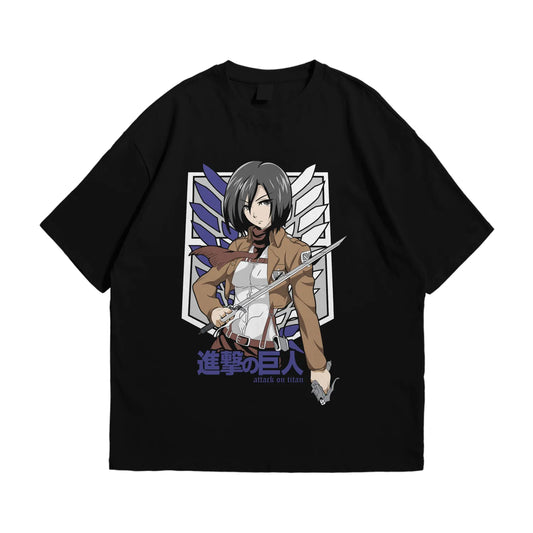 Футболка Mikasa Ackerman з мечем - Атака Титанів